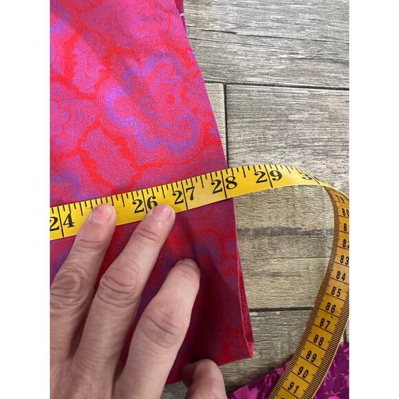 J.Crew Women's fuchsia pink Silk Blend Paisley Print Strapless Mini Dress - Picture 5 of 11
